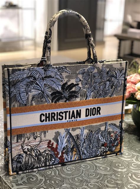 dior book tote library